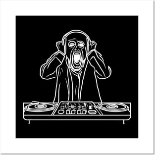 The Scream DJ | Oldschool Turntable Vinyl LP Vol 2 | Music Posters and Art